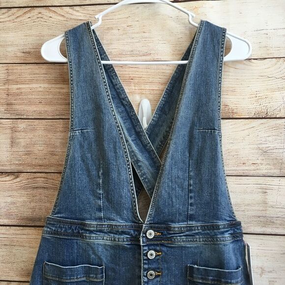 NEW WITH TAGS NEWBURY KUSTOM DENIM OVERALL DRESS - Picture 2 of 8